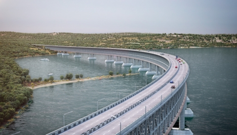 Росавтодор выдал разрешение на строительство моста через Керченский пролив